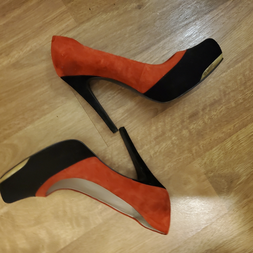 Elegant Black and Red Women's Heels
